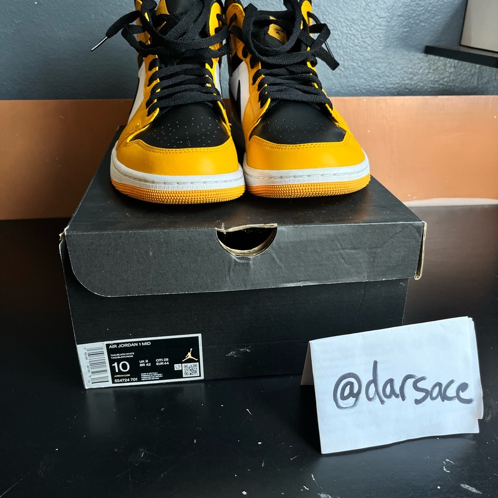 Jordan 1 Retro mid OG Taxi - Picture 2 of 6